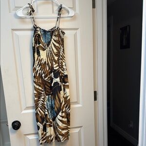 Tropical Print Dress medium